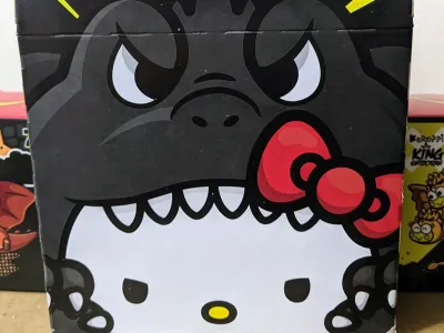 The Hello Kitty Godzilla Happy Meal Toys Have Personality