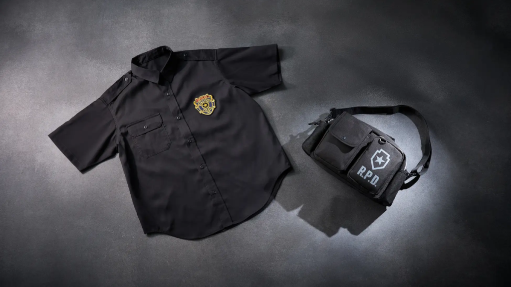 Resident Evil Raccoon Police shirt and bag