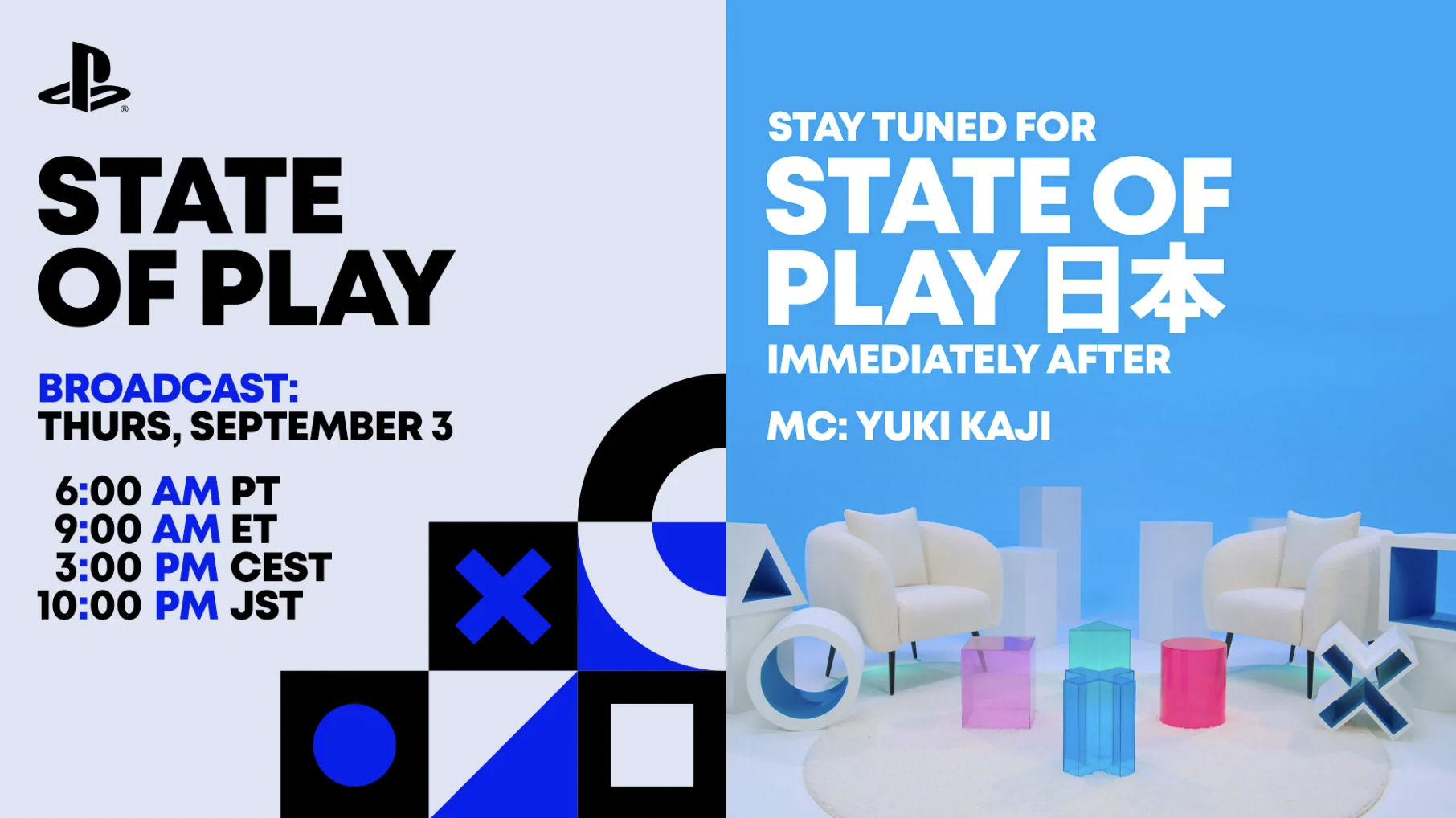 Standard and Japan Sony PS5 State of Play Streams Announced