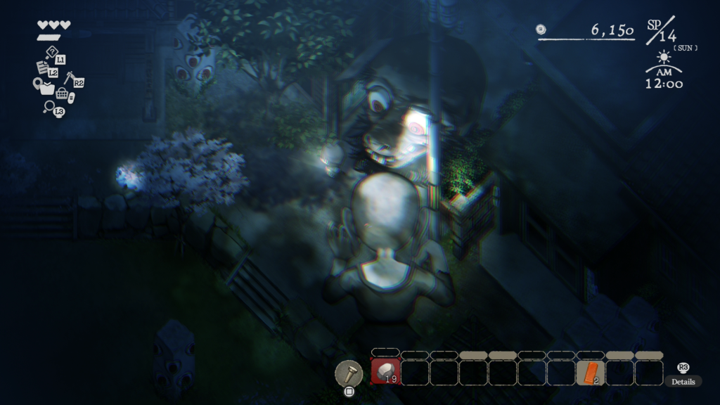 Early Village in the Shade gameplay footage seemed designed to offer a look at the balance between farming sim and Yomawari horror.
