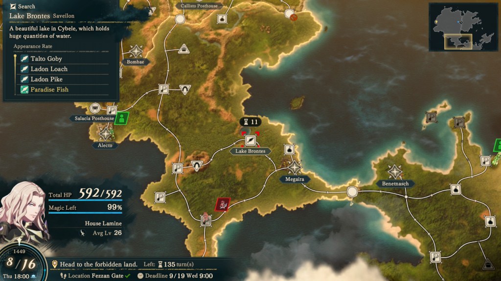 Where to Find Fire Emblem: Fortune’s Weave Paradise Fish ninae 