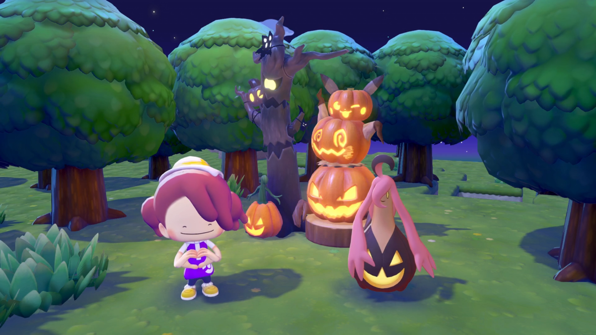 The Pokemon Pokopia Halloween event features Pumpkaboo and Gourgeist and items that look like other ghost-types.