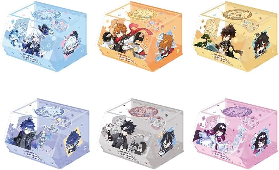 The Genshin Impact Dream Journey merchandise stars Childe, Columbina, Flins, Furina, Wriothesley, and Zhongli as kids.