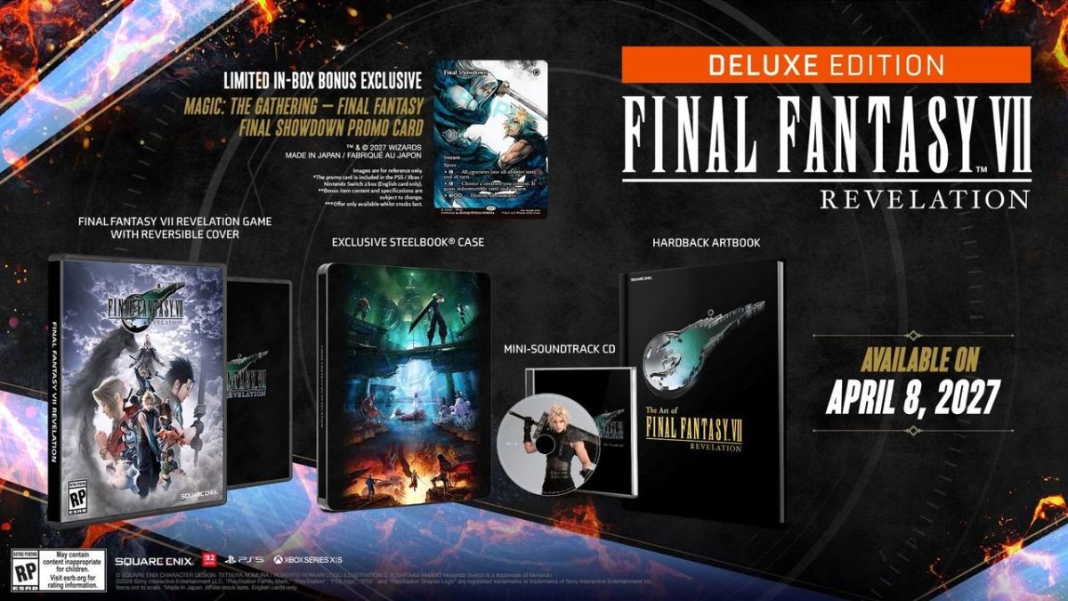 FFVII Revelation Deluxe and Collector’s Edition Versions Appear