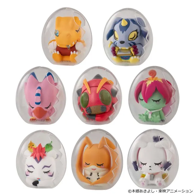 See Digital Monsters in Eggs With Digimon Mega Egg Figures
