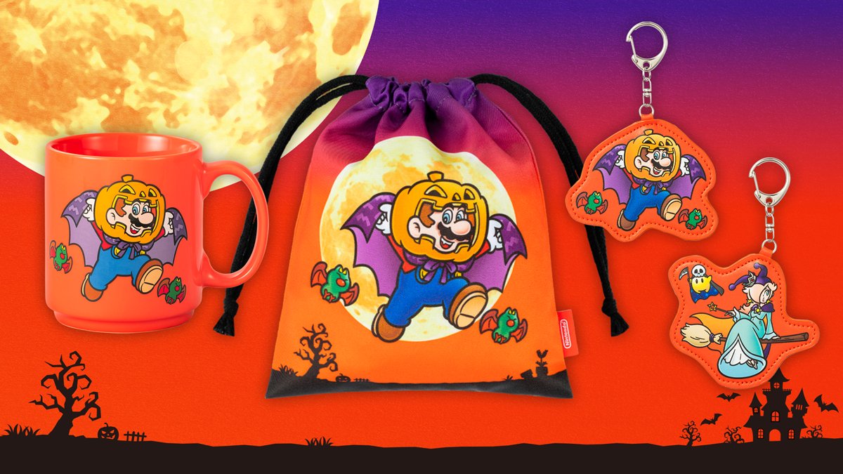 Halloween Super Mario and Rosalina Merchandise Debuts in Japan
