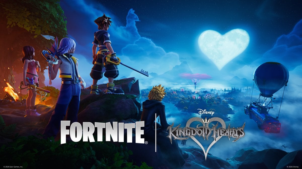 4 Kingdom Hearts Characters Make Their Fortnite Debut Sora Kairi Riku Roxas