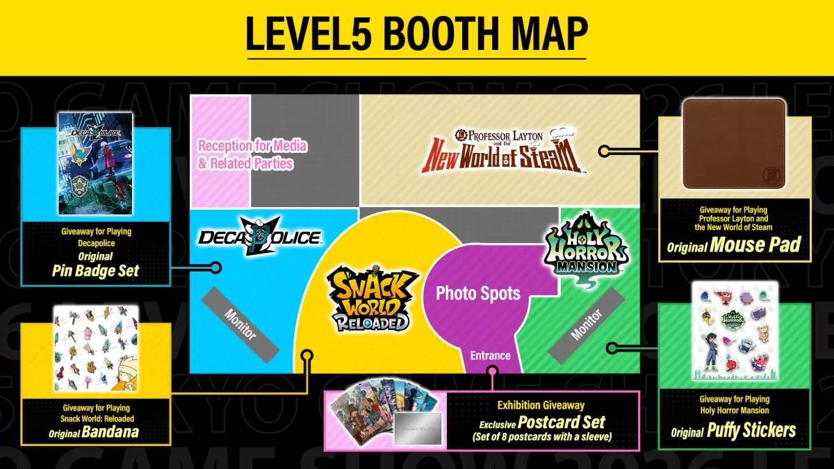 Level-5 TGS 2026 Games Include Professor Layton