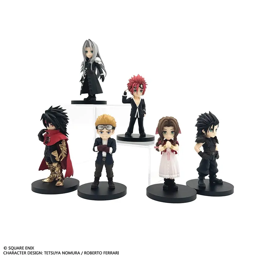 New FFVII Rebirth Adorable Arts Petit Figures Include Vincent, Sephiroth