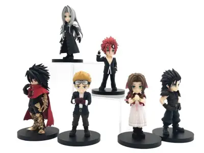 New FFVII Rebirth Adorable Arts Petit Figures Include Vincent, Sephiroth