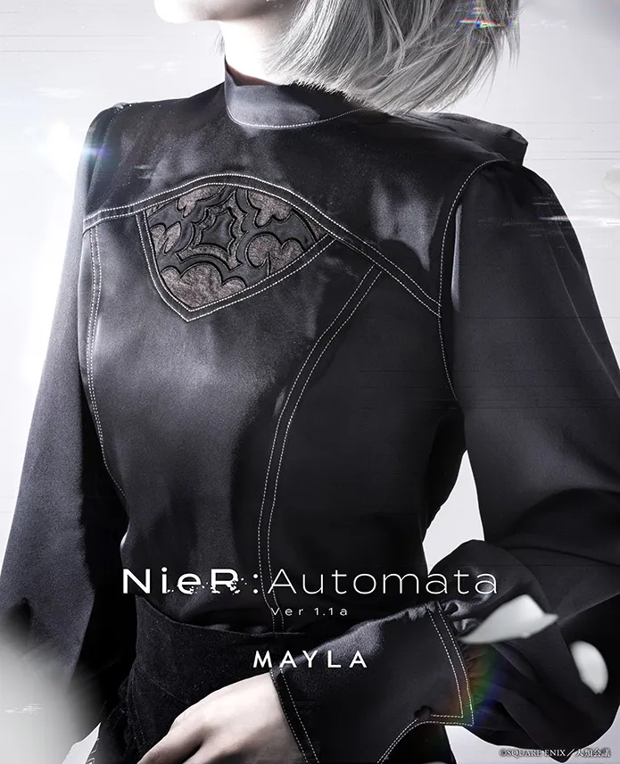 NieR Automata anime 2B blouse by Mayla - Cruel Black