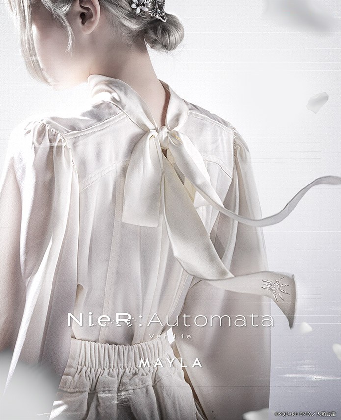 NieR Automata anime 2B blouse by Mayla - Virtuous White