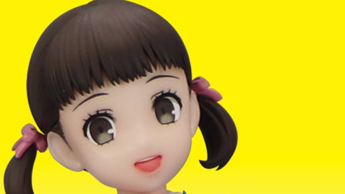 Persona 4 Revival Nanako Figure Holds a Teddie Plush