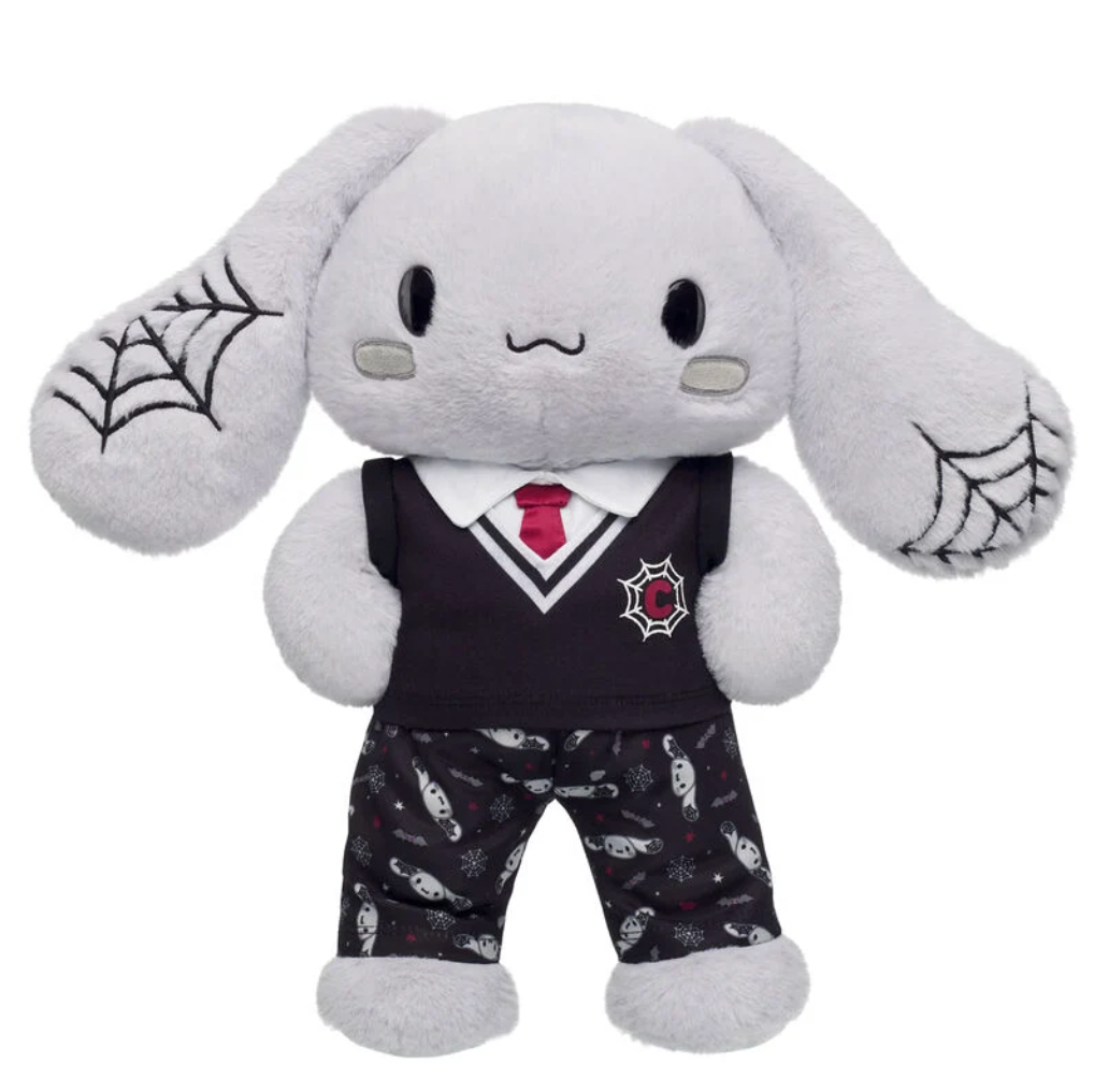 The 2026 Build-a-Bear Sanrio plush line includes staples like Hello Kitty and Cinnamoroll and Lloromannic characters Berry and Cherry.