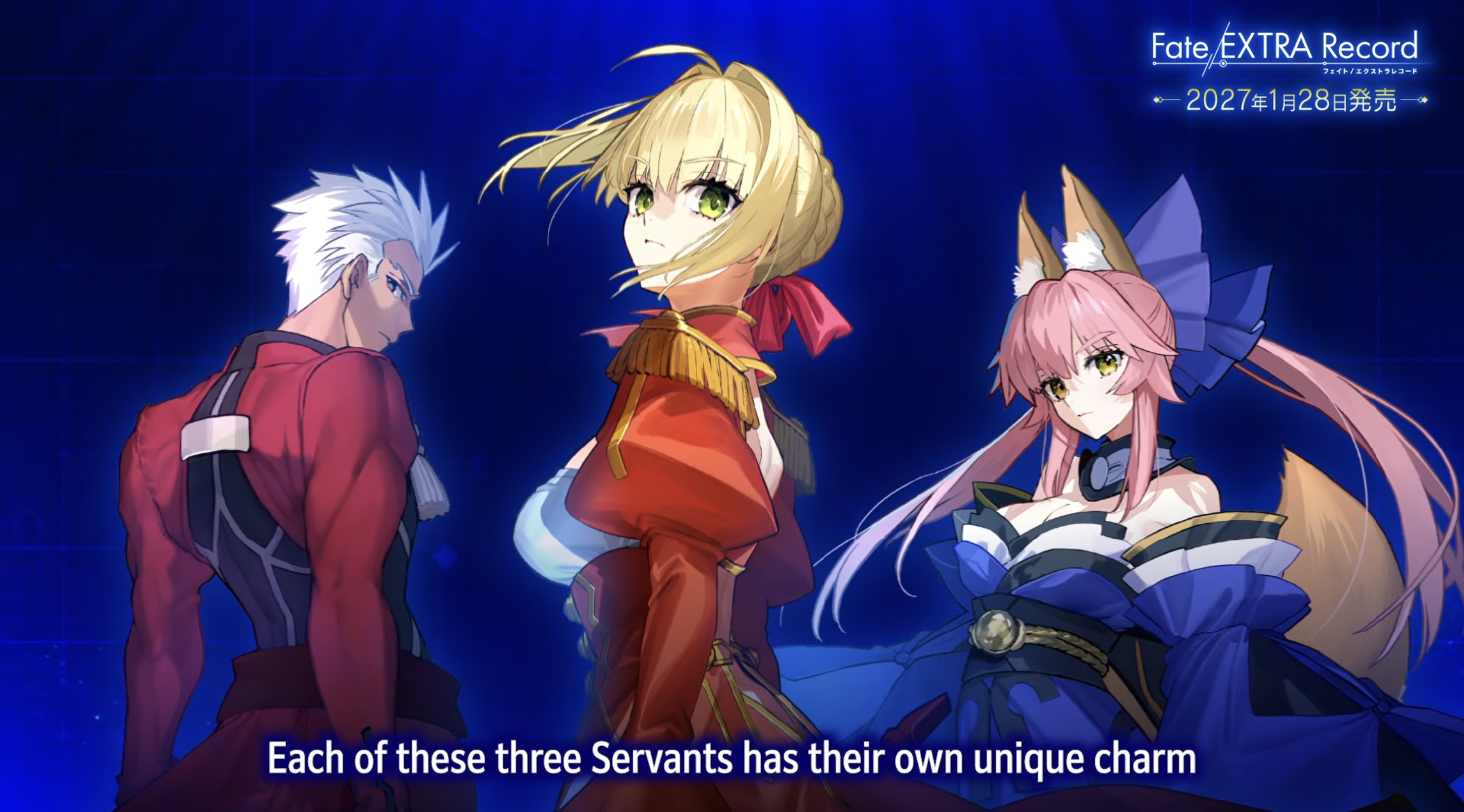 Fate/Extra Record Showcase Highlights New Card Combat System