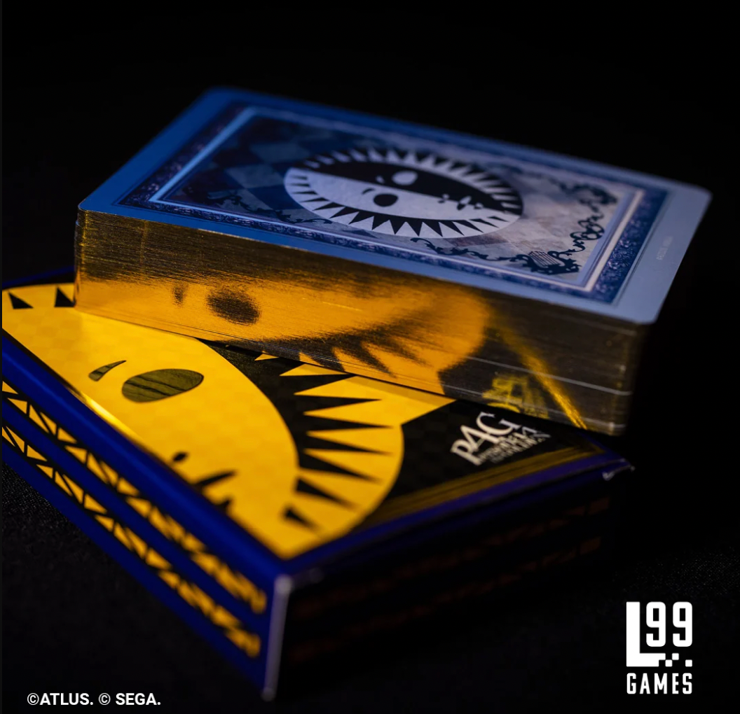 The new Persona Tarot Deck Collection has cards based on 3, 4, and 5, but doesn't include any full 78-card deck.