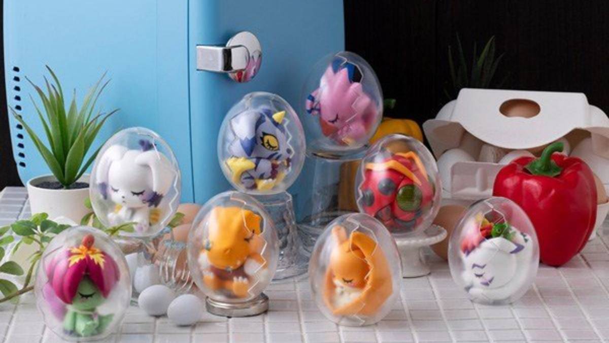 See Digital Monsters in Eggs With Digimon Mega Egg Figures