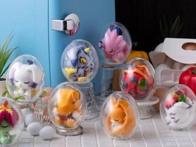See Digital Monsters in Eggs With Digimon Mega Egg Figures