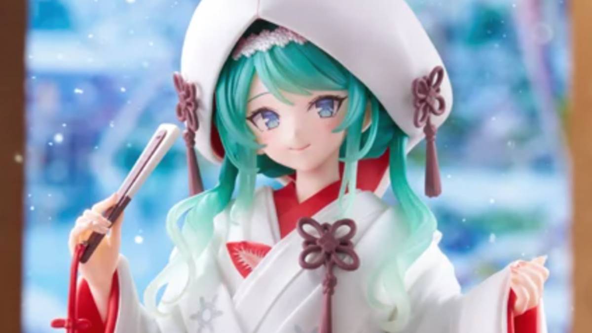 Snow Miku 2013 All Stars Figure Dressed Like a Bride in Shiromuku Kimono