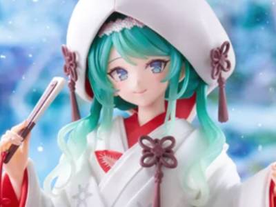 Snow Miku 2013 All Stars Figure Dressed Like a Bride in Shiromuku Kimono