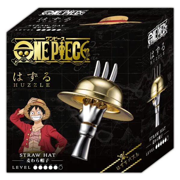 Huzzle One Piece Metal Puzzles Recreate Gum-Gum Fruit Straw Hat