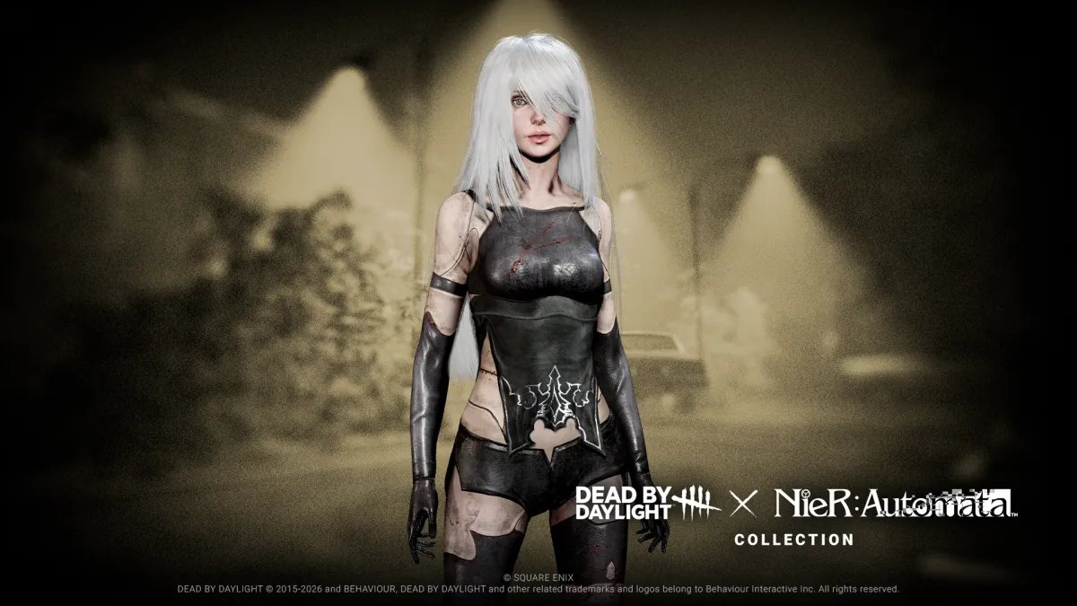 Dead by Daylight gets a NieR: Automata costume collection with 2B, A2, and Emil skins ahead of Halloween 2026.