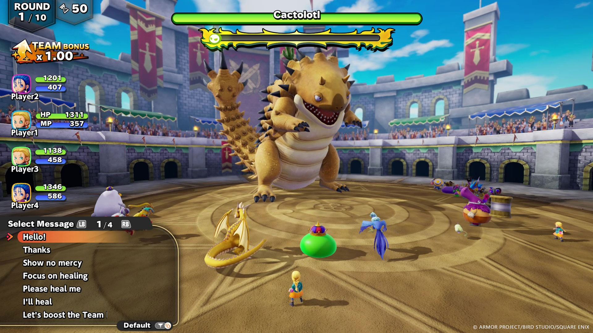 Dragon Quest MOnsters withered world online multiplayer battle arena