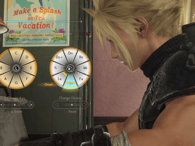 The Final Fantasy VII Rebirth piano minigame will be back in FFVII Revelation and feature a few more instruments.