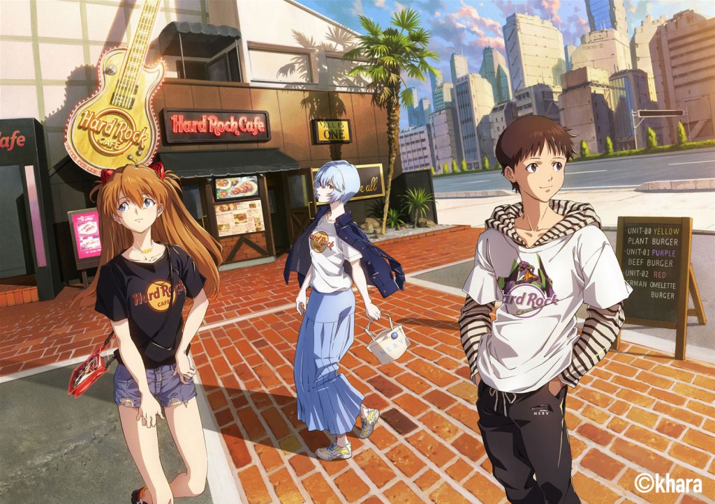 Hard Rock Cafe Japan Gets Evangelion Crossover Merchandise