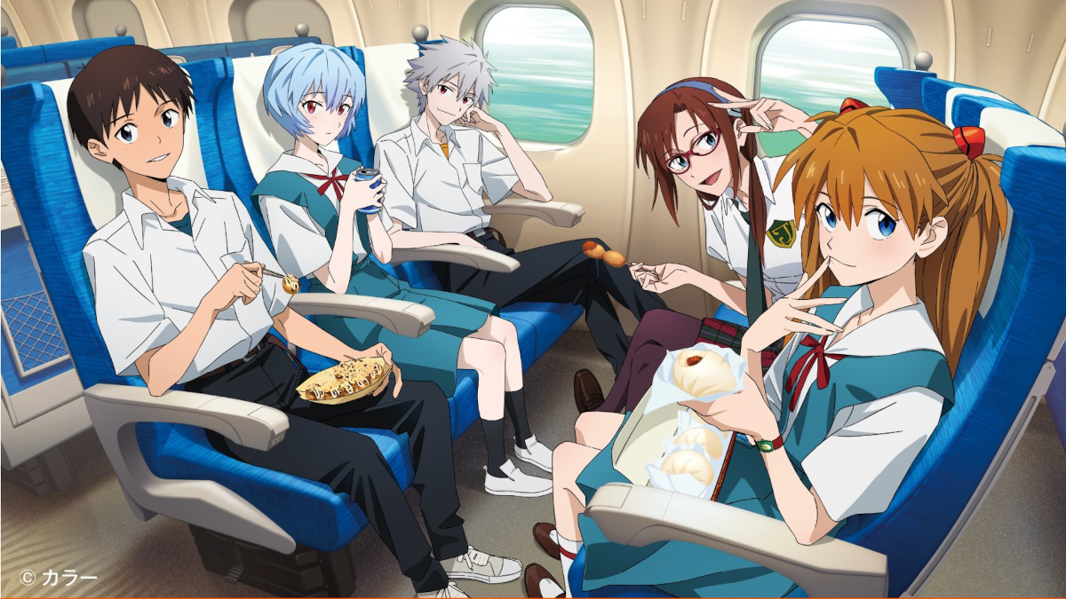 Evangelion collaboration in JR Central Japan's Tokaido Shinkansen train