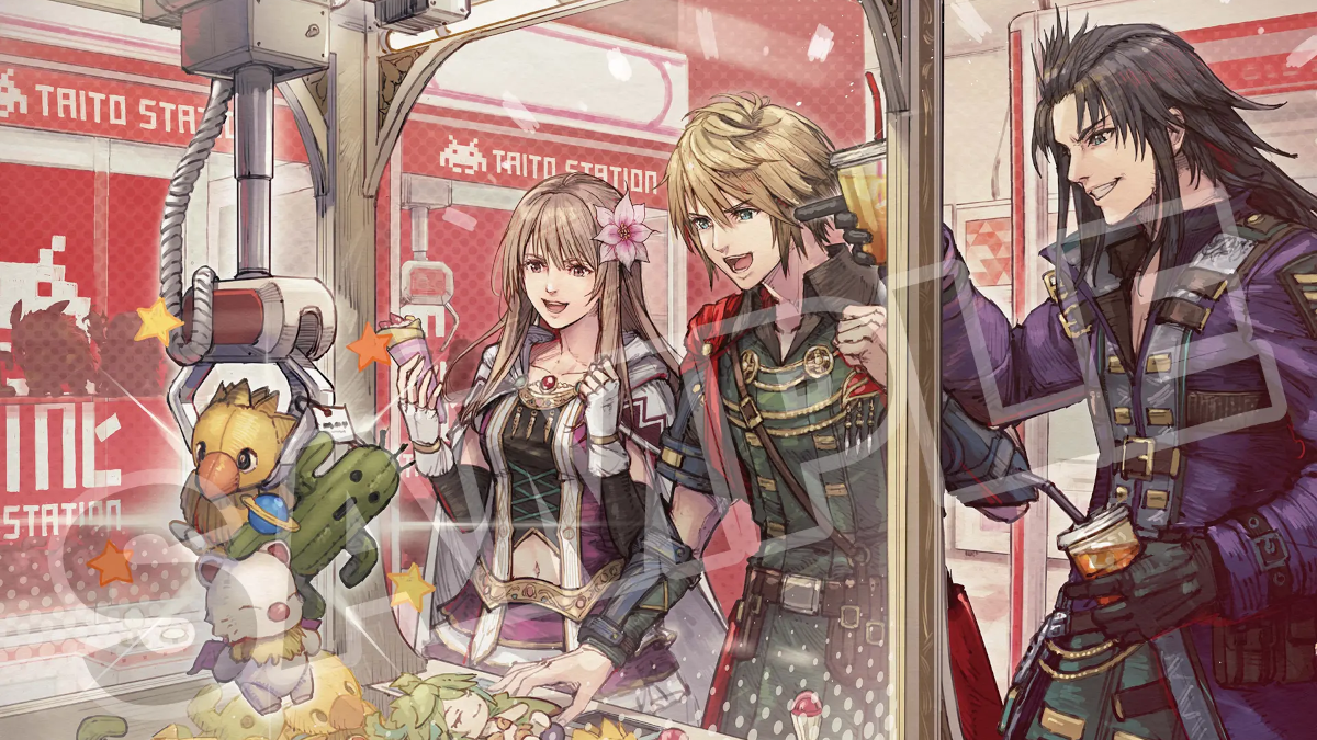 Final Fantasy Resonance collaboration in Taito Station