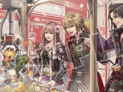 Final Fantasy Resonance collaboration in Taito Station
