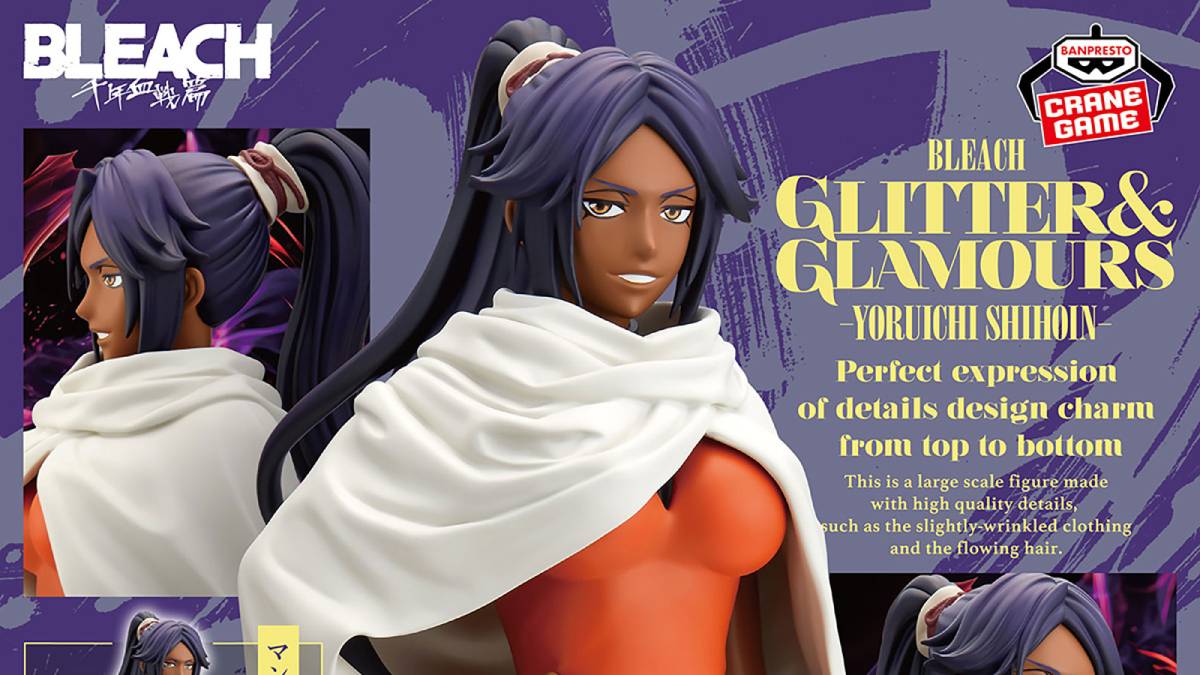Glitter & Glamours Bleach Yoruichi Shihoin Figure Comes With a Cape