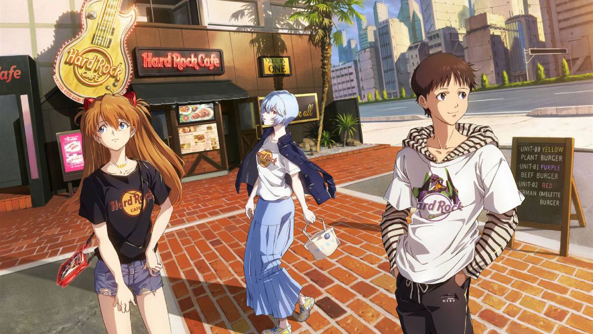 Hard Rock Cafe Japan Gets Evangelion Crossover Merchandise