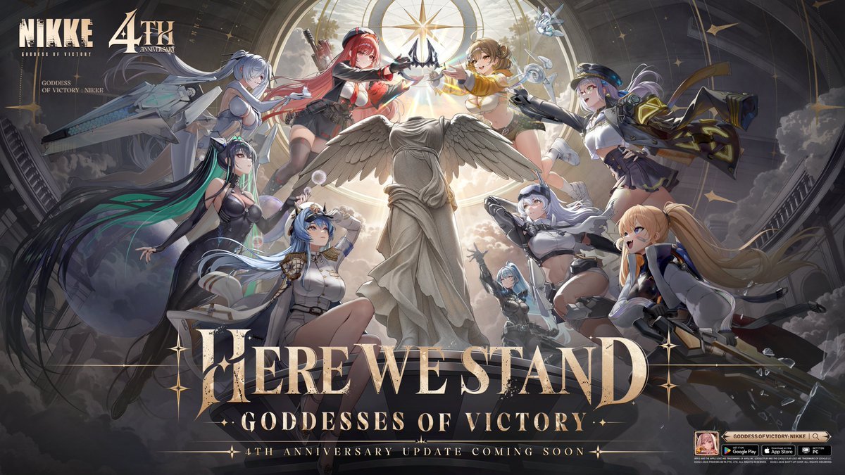 Goddess of Victory: NIKKE 4th Anniversary Teased Alongside Halloween Update