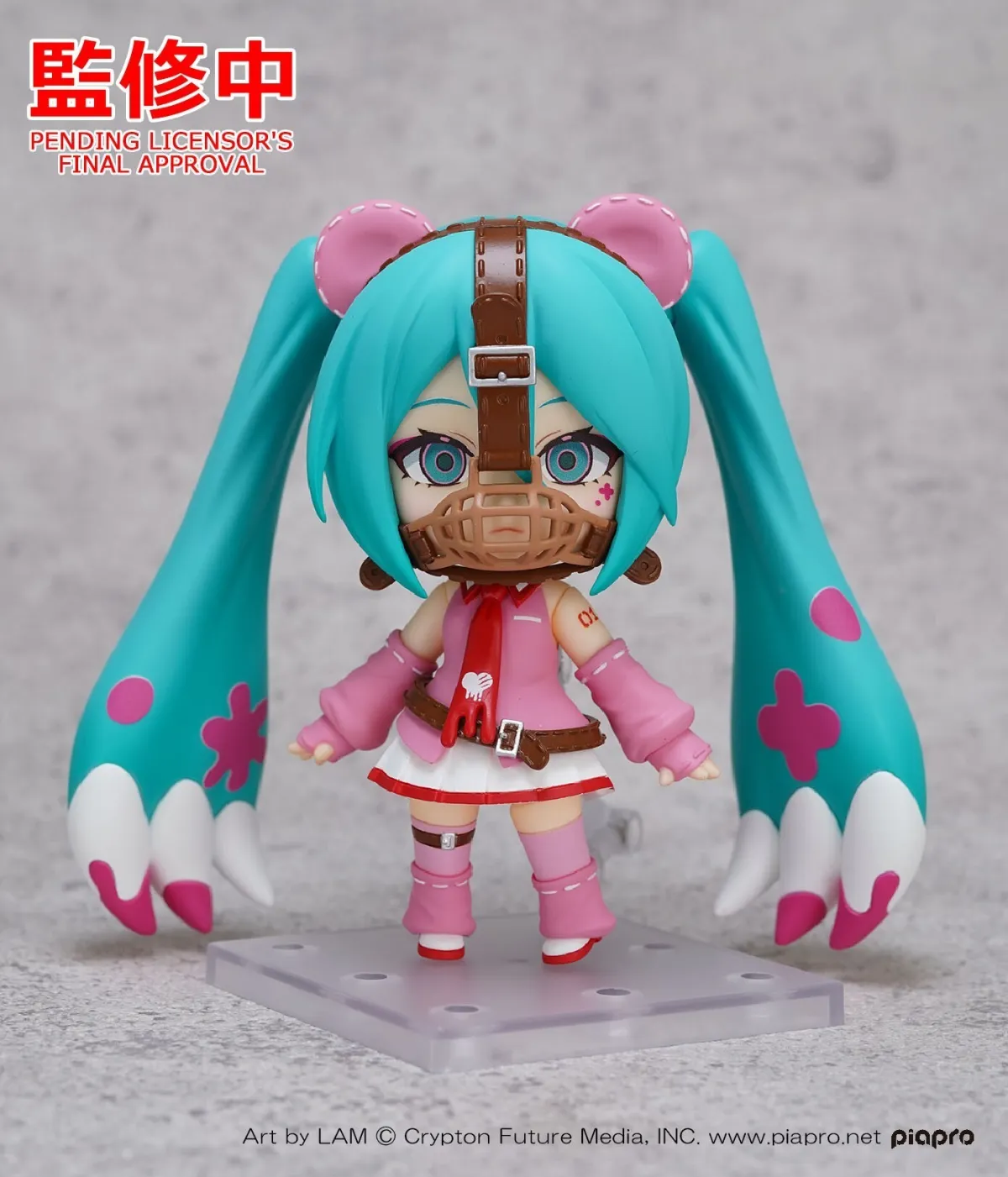 初音未來與 Gloomy Bear 聯名模型與黏土人開發中