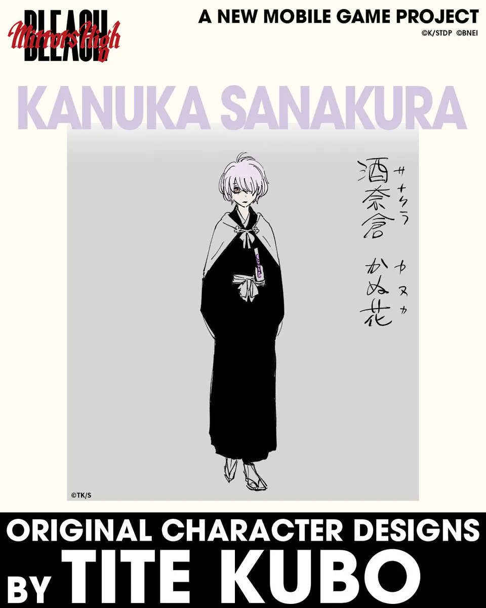 The Bleach Mirrors High release date and an array of newly designed characters from Tite Kubo all appeared. 