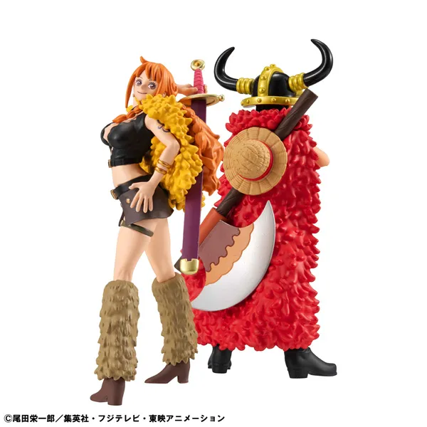 Wallstar One Piece Luffy and Nami Elbaph Blister Figures Appear in 2027