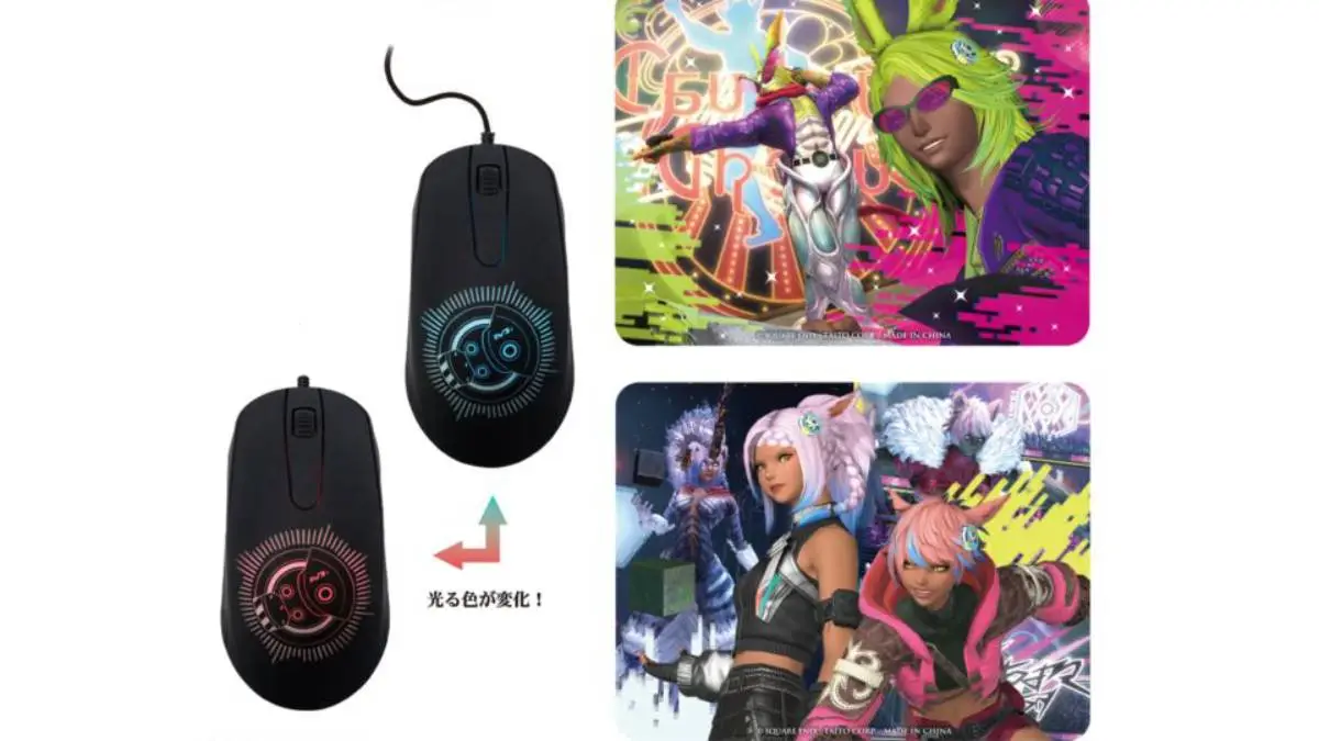 New FFXIV Mouse and Mouse Pads Reference Regulators and The Arcadion Bosses