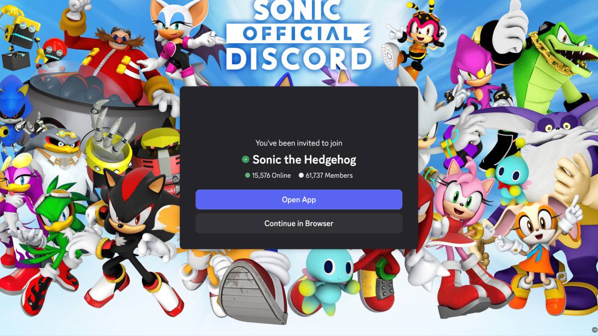 官方索尼克 Discord 伺服器上線不到一天，會員數突破 6 萬人