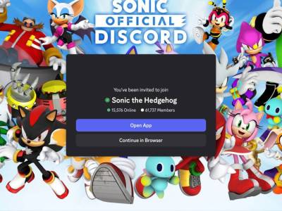 Official Sonic the Hedgehog Discord Gets Over 60,000 Members in Under a Day
