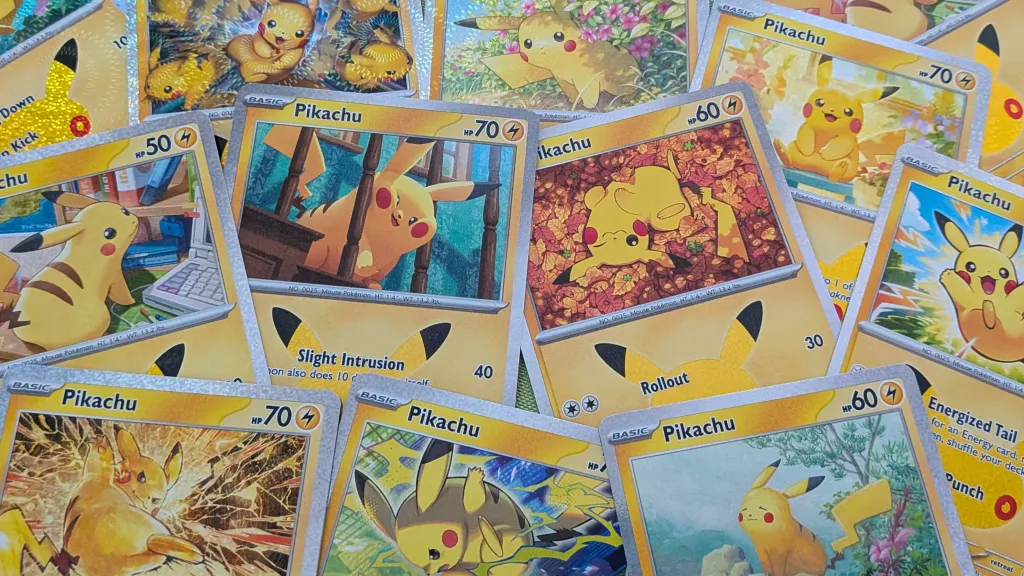 pikachu collection including a smooshface