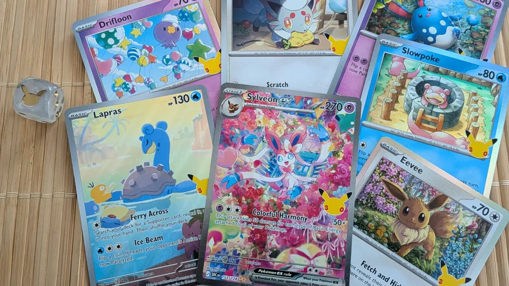 Pokemon TCG the best 30th Celebration cards Lapras Sylveon