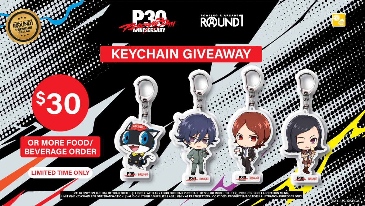 Persona 30th Anniversary Round1 Arcade Event Starts merchandise