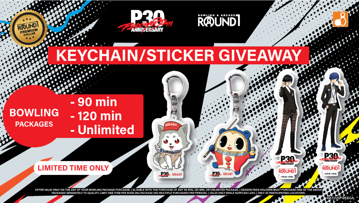 Persona 30th Anniversary Round1 Arcade Event Starts merchandise