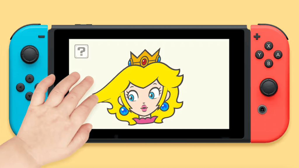 Nintendo's latest Super Mario character face manipulation Switch apps for kids are Hello princess Peach and Hello Luigi. 