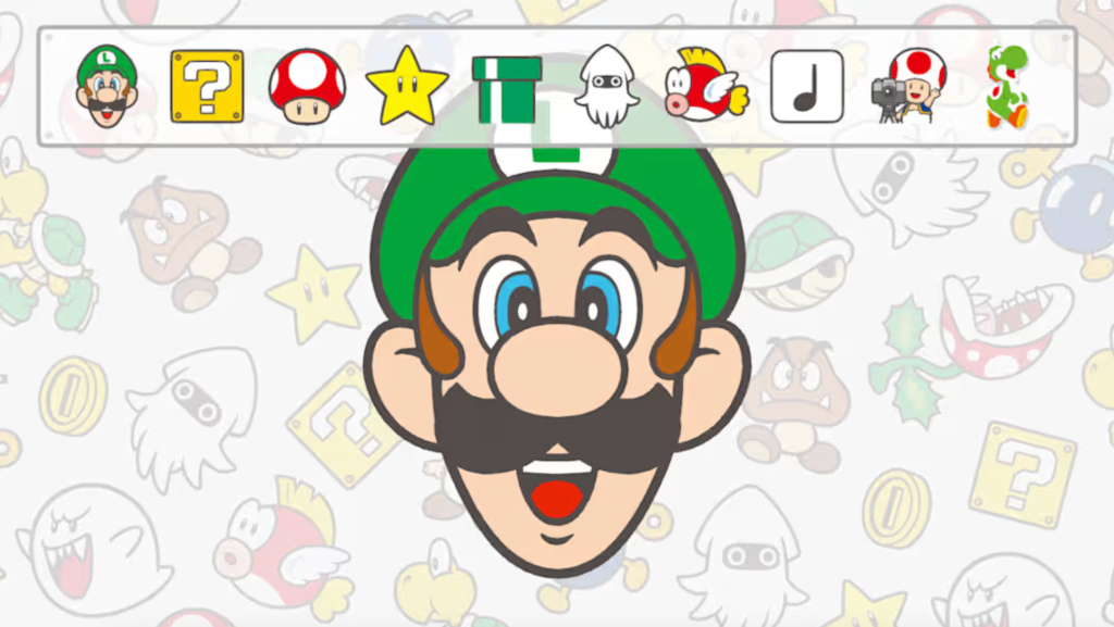 Nintendo's latest Super Mario character face manipulation Switch apps for kids are Hello princess Peach and Hello Luigi. 