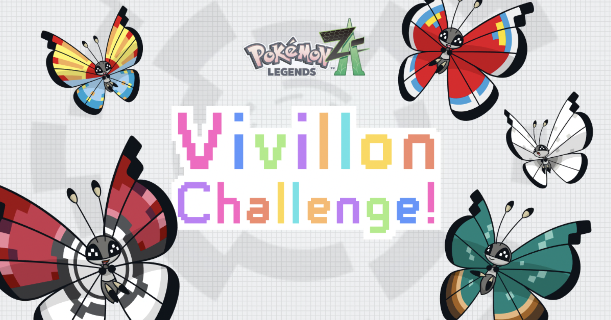 Pokemon Legends: Z-A Vivillon Challenge Has Poke Ball Pattern Reward