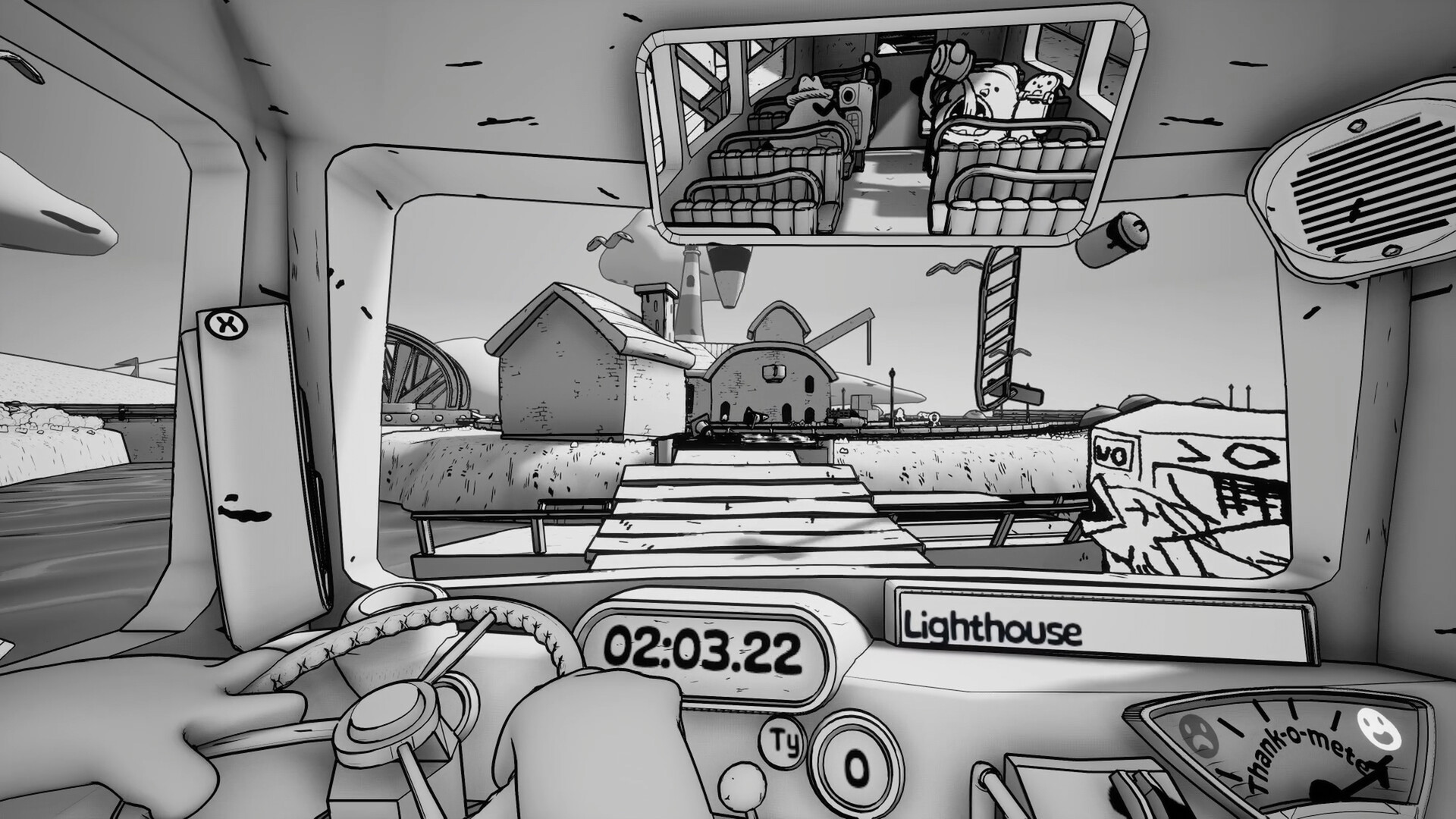 Double Fine's Thank You Bus Driver Game Relies on Its Gimmicks