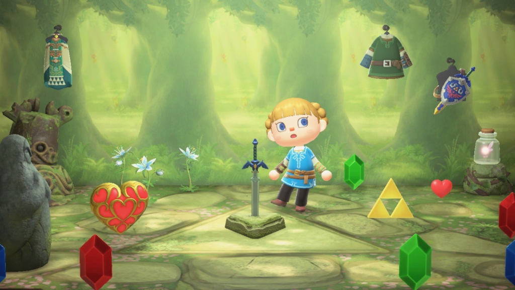 The Legend of Zelda amiibo crossover items in Animal Crossing New Horizons